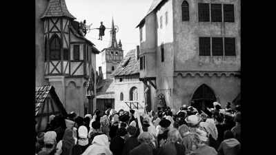 Pabst shows a Mediaeval world
removed from the German present - Hitler's Hollywood
