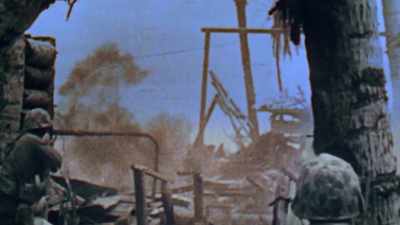 Pacific War that the enemy
is in the same frame as us. - The Pacific War in Color