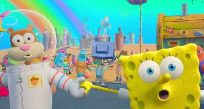 -Pack it up.
-[all singing] - Plankton: The Movie
