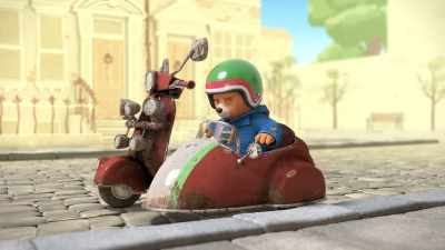 -[Paddington] Motorcycle riding!
-[rock music] - The Adventures of Paddington