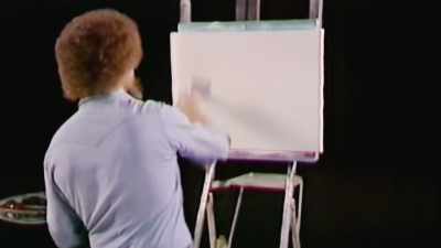 Painting in 28 minutes - Bob Ross: Happy Accidents, Betrayal & Greed