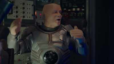 Paintwork damage - Red Dwarf: The Promised Land