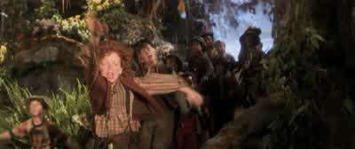 Pan. Pan! He's back! He's back! He's back! - Hook