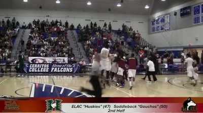 Pandemonium now breaking out
for the Saddleback College Gauchos, - Last Chance U: Basketball