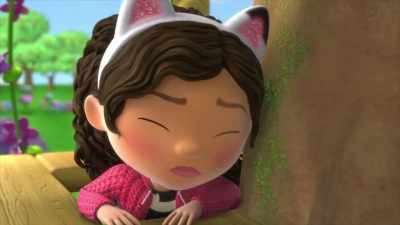 Pandy, we haven't cured my hiccups... yet. - Gabby's Dollhouse