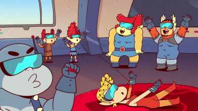 -Panthro dance party!
-[dance music playing] - ThunderCats Roar