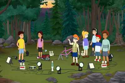 [panting, grunts] - The Magic School Bus Rides Again