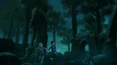 -[panting]
-[owl hoots] - Wizards: Tales of Arcadia