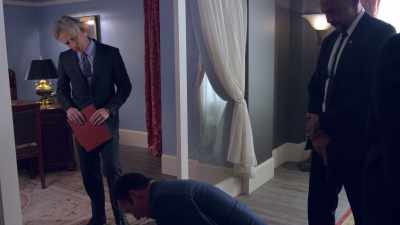 -[panting]
-Someone wiped the security footage, - Leverage: Redemption