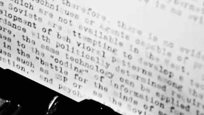 (paper spools out) - The Minds of Men