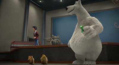 Pappy, the Sheriff is standing right here,
helping us out. - Norm of the North: King Sized Adventure