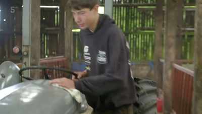 Paraffin and oil
is good for the tin work, - Our Yorkshire Farm