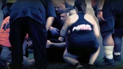 [paramedic speaking] - Street Outlaws No Prep Kings Team Attack