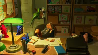 Pardon me gentlemenbut have either of you seen a cowboy doll with a bad armWhy no I haven't Hey He was talkin' to meNo He was talkin' to me Why you - Toy Story 2