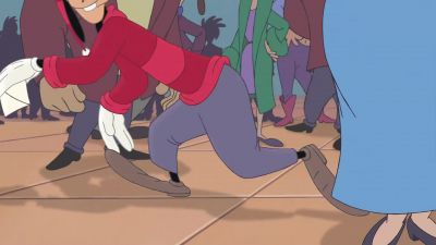 Pardon me ma'am Didn't mean to get fresh - Mickey's Once Upon a Christmas