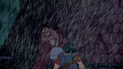 Pardon me Master Leave me in peaceBut sir the castle is under attackKill the Beast Kill the BeastThis isn't workingOh Lumiere we must do somethingWait I knowWhat shall we do MasterIt doesn't matter nowJust let them come - Beauty and the Beast