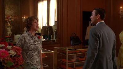 Pardon me. Do you work here? - Mad Men