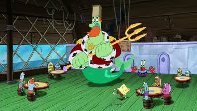 Pardon me miss - The SpongeBob SquarePants Movie