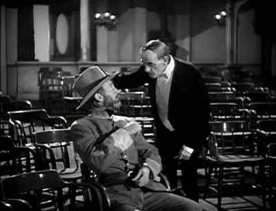 - Pardon, sir, your seat is back here.
- No, it ain't. It's right here. - The Westerner
