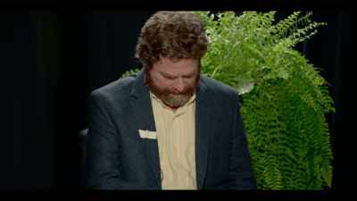 Parenthetically, like the car." - Between Two Ferns: The Movie