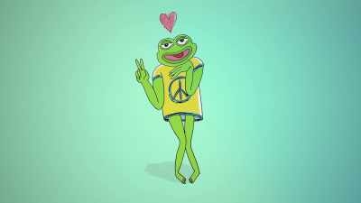 Part of
the Save Pepe campaign. - Feels Good Man