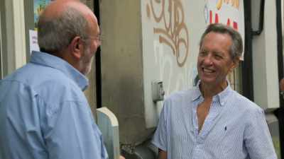 Particularly since Amedeo has
come armed with a 'Smorfia' - - Write Around the World with Richard E Grant
