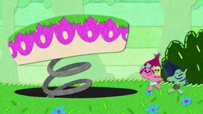 [Party Crashers yell] - Trolls: The Beat Goes On!