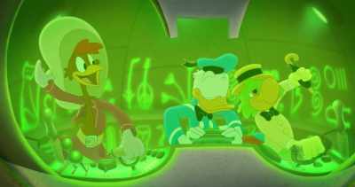 (party music) - Legend of the Three Caballeros