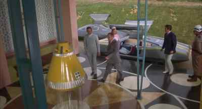 Passengers from NASA flight
1-5-5 will arrive at Bay seven. - Journey to the Far Side of the Sun