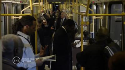 [ Passengers murmuring ] - Leverage