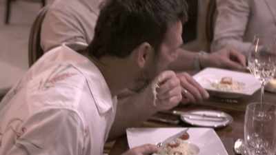 - Pasta, like...
- I'm not impressed. - Below Deck Down Under