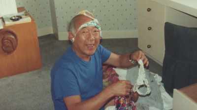 [Pat]
Comedian? I don't know, - More Than Miyagi: The Pat Morita Story
