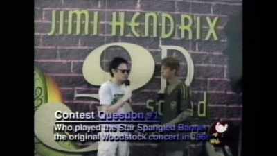 Pat, who played
the "Star Spangled Banner" - Woodstock 99: Peace Love and Rage