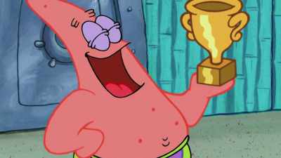 Patrick had got what he wanted,
he was an award-winner now. - SpongeBob DocuPants