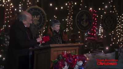 [patriotic music] - My Christmas Hero