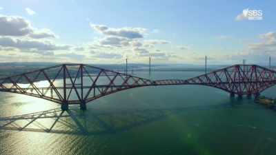 Patrolling the skies
above the River Forth, - Scotland from the Sky