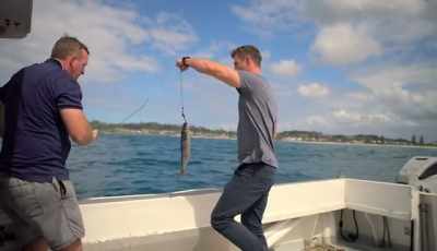 Paul: Throw it in there. - Shark Beach With Chris Hemsworth
