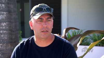 Paul: Up-lighting
for the palm trees, - Island of Bryan