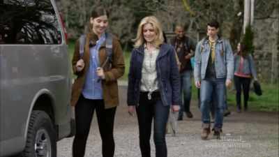 Pauline's actually my step-mom, - Site Unseen: An Emma Fielding Mystery