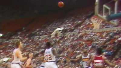 Pax comes down with a jumping one-hander. - The Last Dance