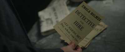 "Pay what you can." - Enola Holmes 2