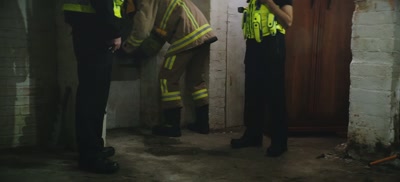 PC Morgan noticed a leak running out
from inside the wall there. - Better