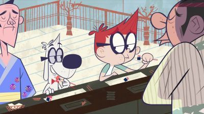 Peabody chuckles Isn't this nice - The Mr. Peabody & Sherman Show