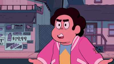 Pearl, what are you doing?
We need those for the show! - Steven Universe: The Movie