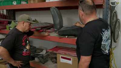 [Pedro] So Shorty just got
through showing me the seat - Shorty's Dream Shop