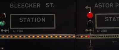 Pelham One Two Three's between Astor
Place and Bleecker. Speed's increasing. - The Taking of Pelham One Two Three
