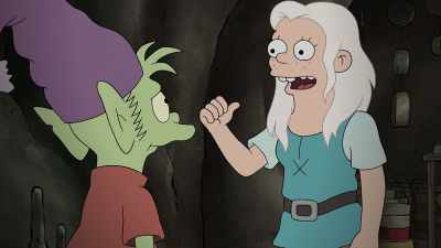 Pendergast is gonna take her chains off
so you can get on in there, - Disenchantment