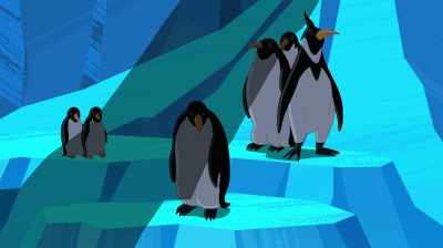 (PENGUINS CHEEPING) - Justice League Action