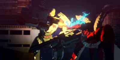 [pensive electric guitar melody playing] - Pacific Rim: The Black