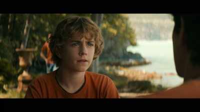 [♪ pensive instrumental music playing] - Percy Jackson and the Olympians